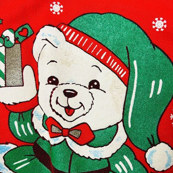 Vintage Andover Togs Dandee Int. 1995 Youth Christmas Sweater & Pants Sz 6X - Picture 9 of 12